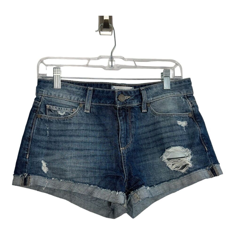 Paige Jimmy Jimmy Shorts Women’s Size 26 Denim Cuffed Festival Cotton Boho‎